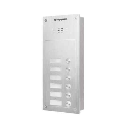 Preview: Nippon Türstation mit 6 Klingeln für 6 Parteien ohne RFID